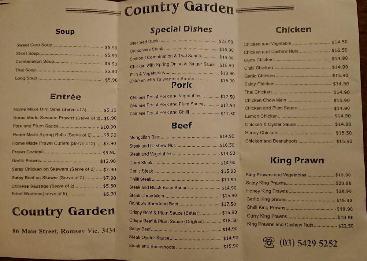 Country Garden Chinese Restaurant