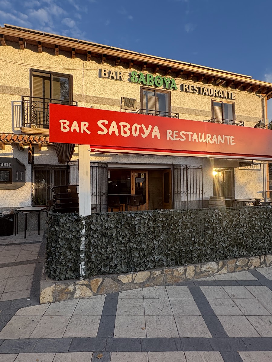 BAR RESTAURANTE SABOYA.